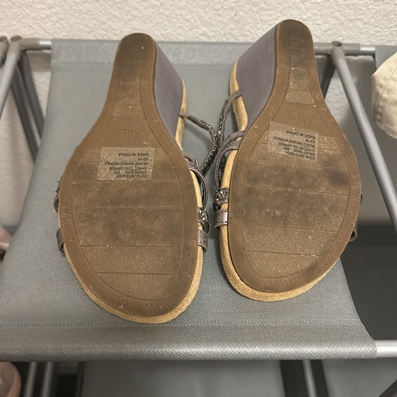 Sparkly wedge sandals - Picture 2 of 2